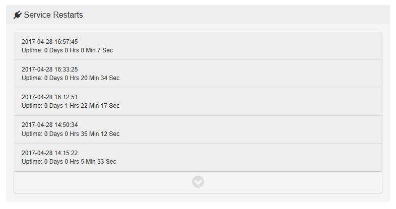 server-dashboard-backup-service-restarts-list