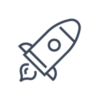zero-upfront-cost-for-online-backup-reseller rocket icon because wasabi has a great mission